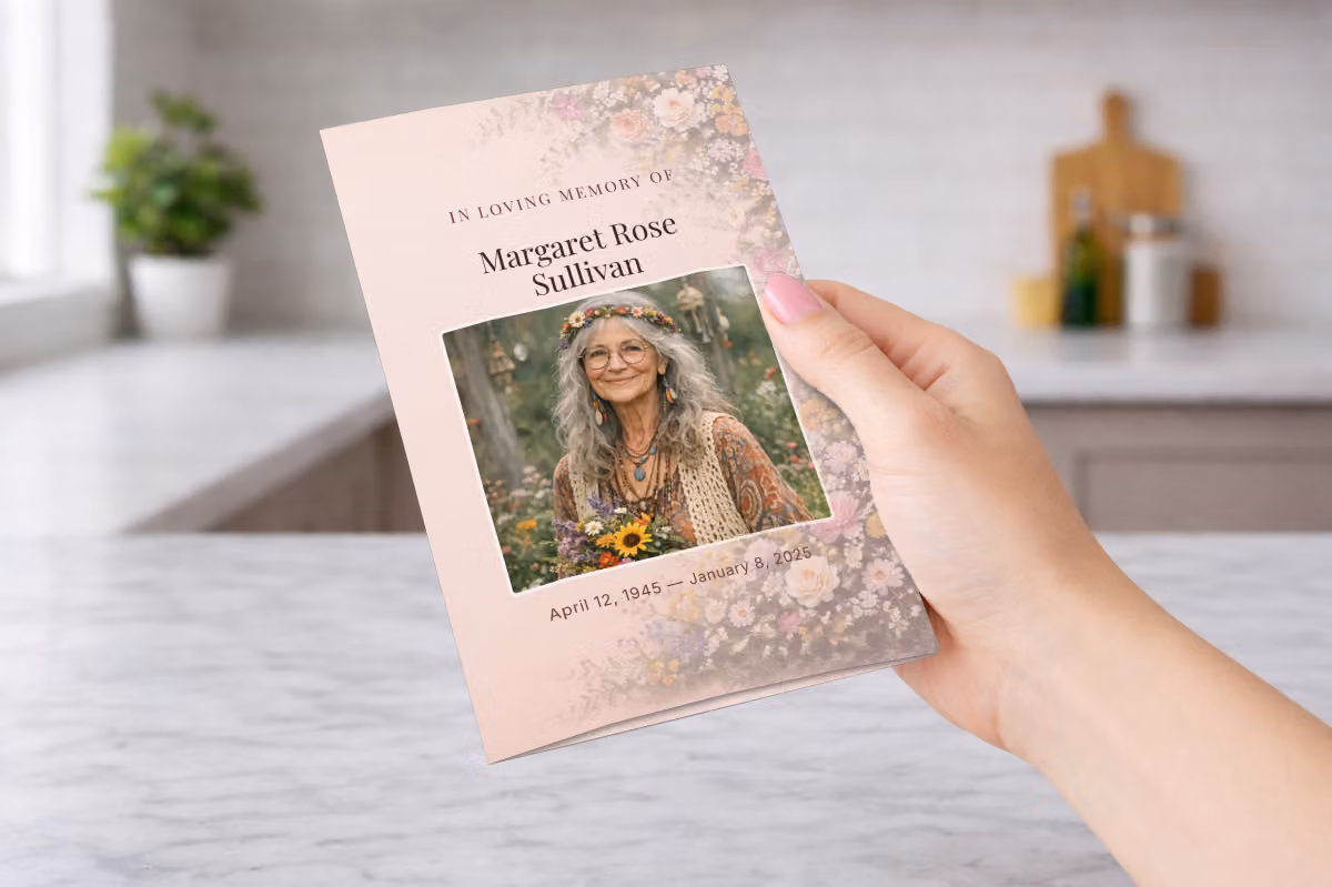 Budding Garden Pamphlet — In Hand