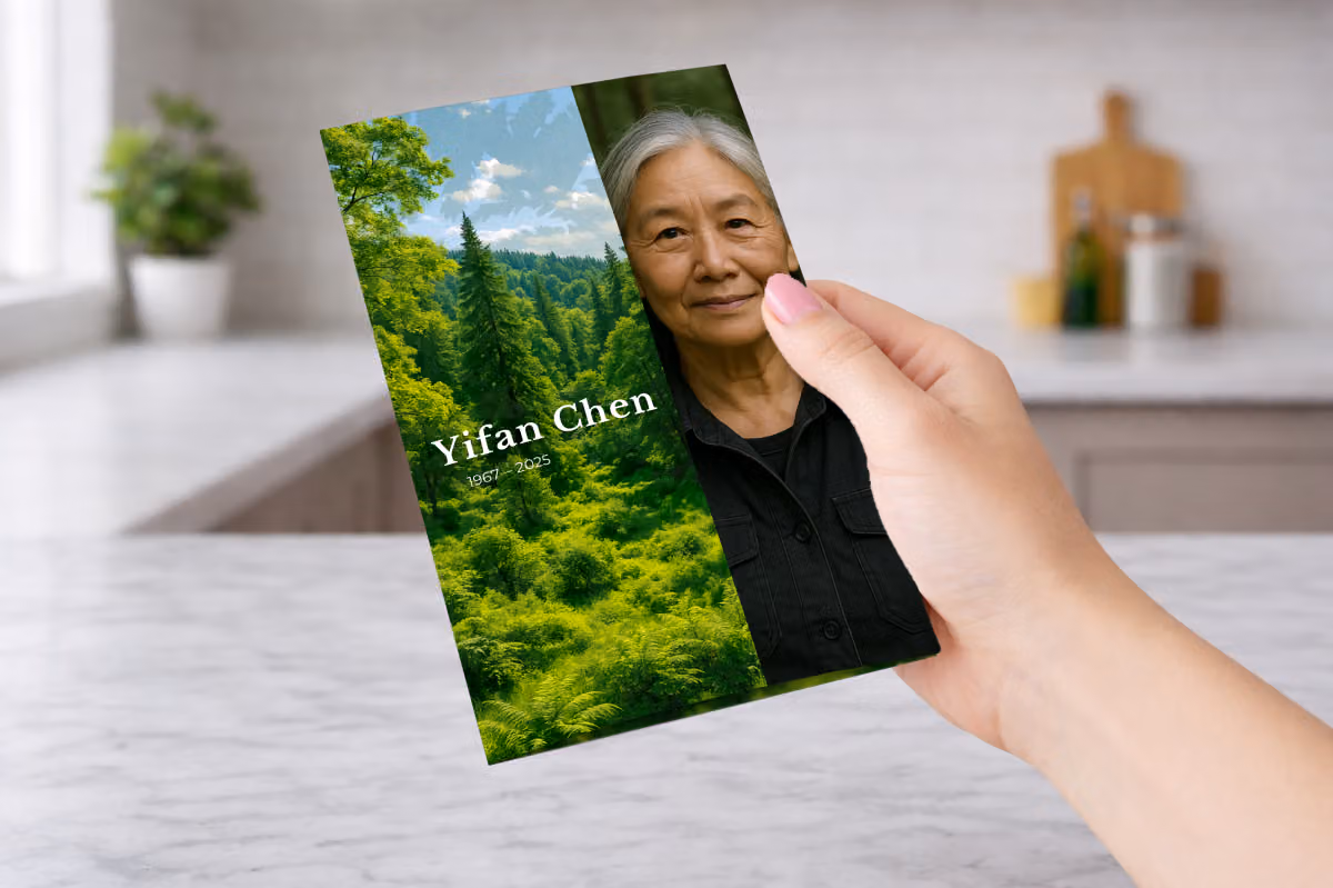 Forest Inspirations Pamphlet — In Hand
