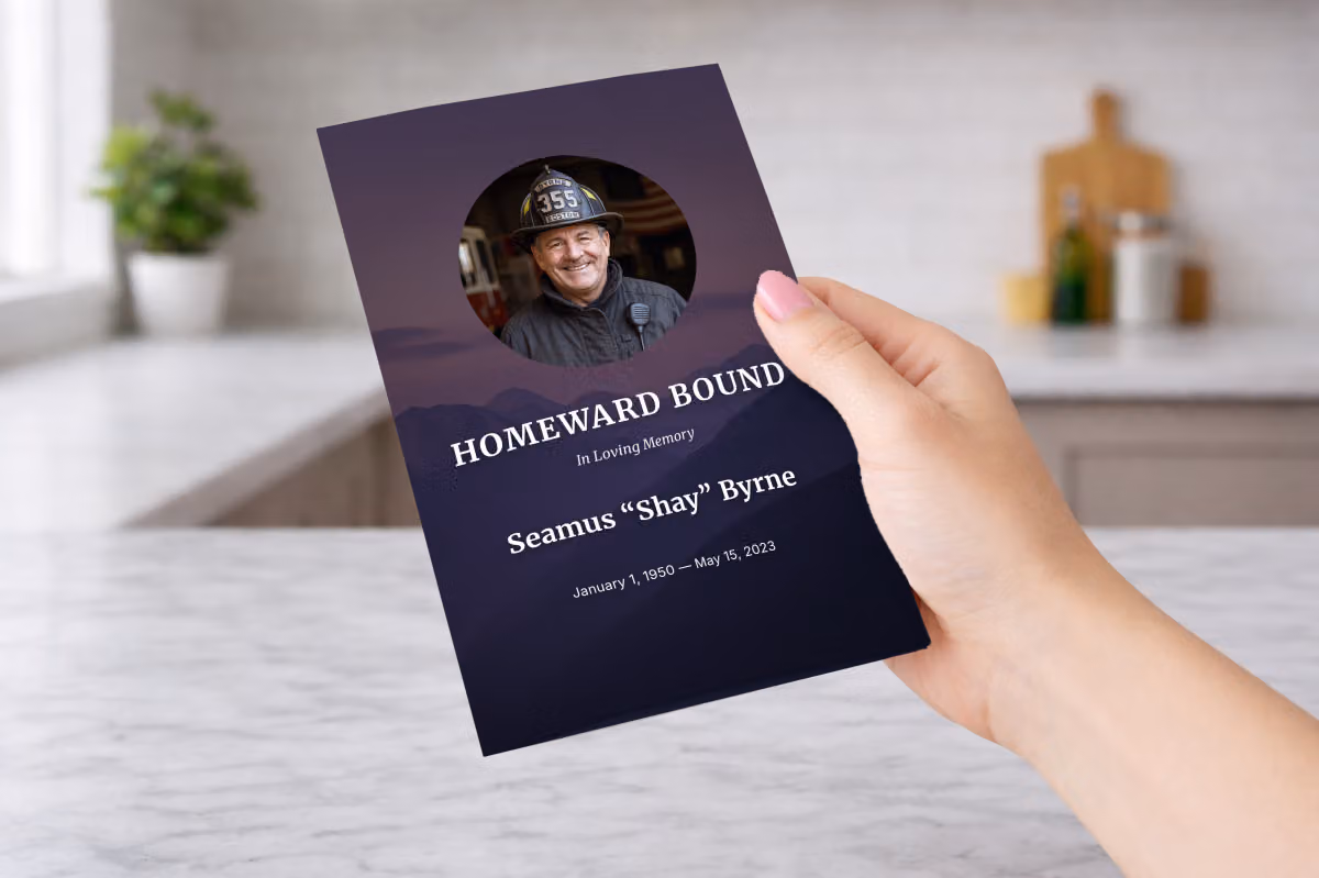 Homeward-Bound Pamphlet — In Hand