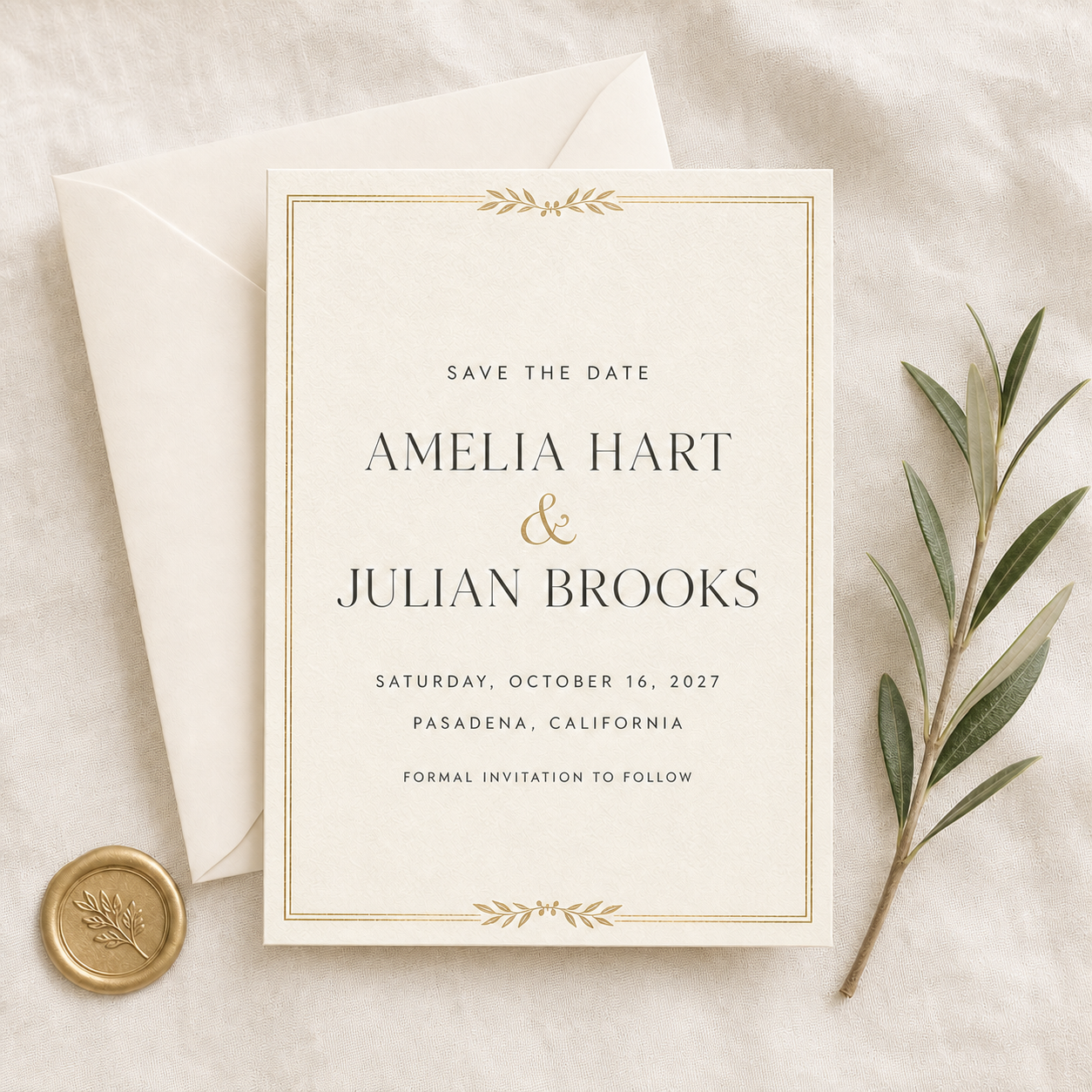 Eternal Vows Save the Date preview