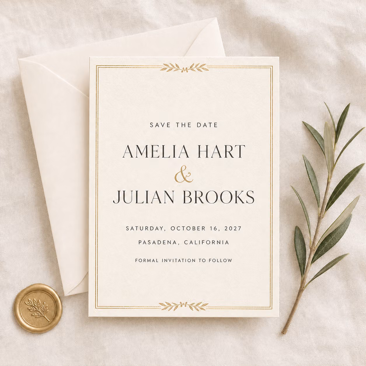 Preview of Eternal Vows Save the Date