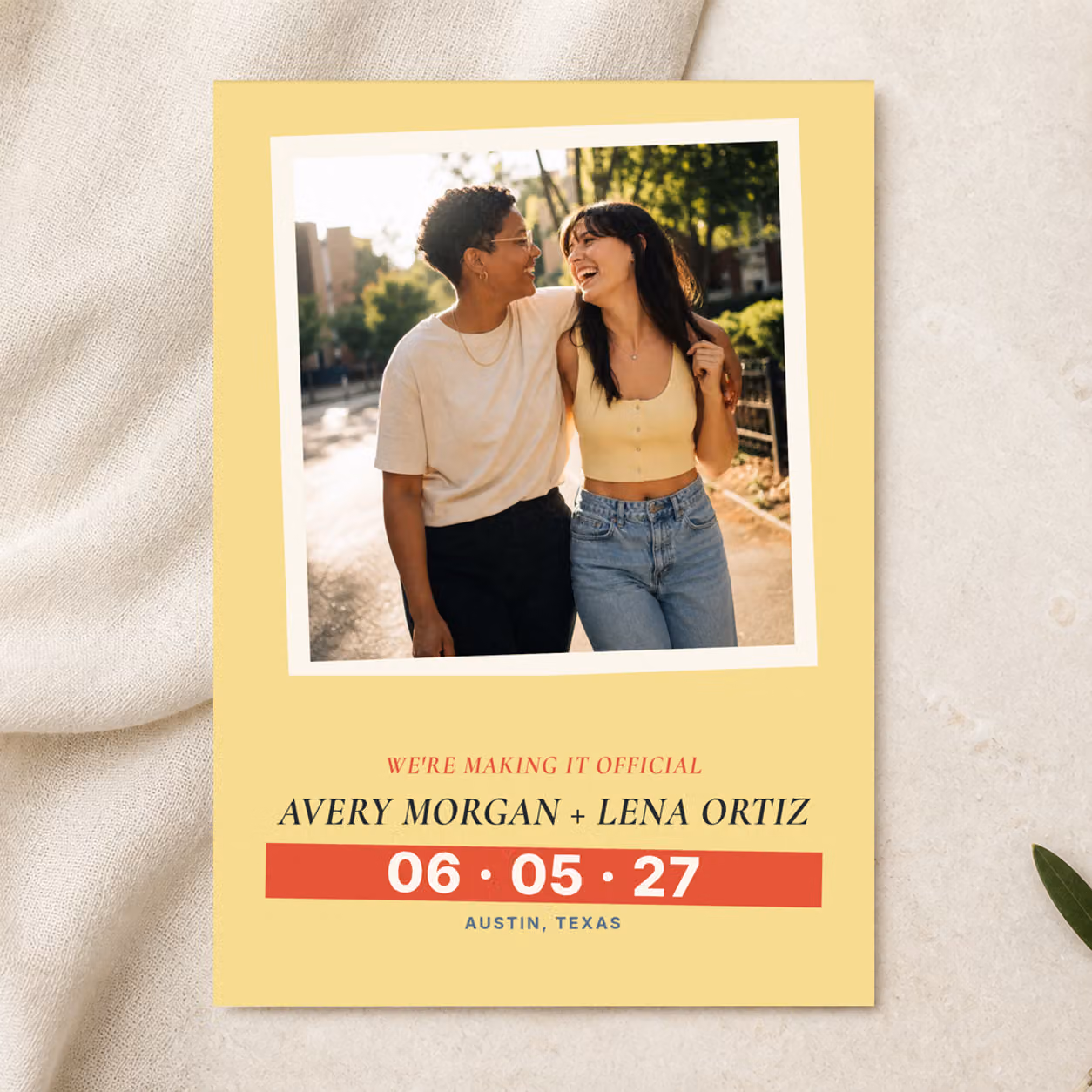 Cover of Sunday Snapshot Save the Date